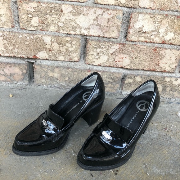 Wishbone black patent leather shoes 5.5M - Picture 2 of 16